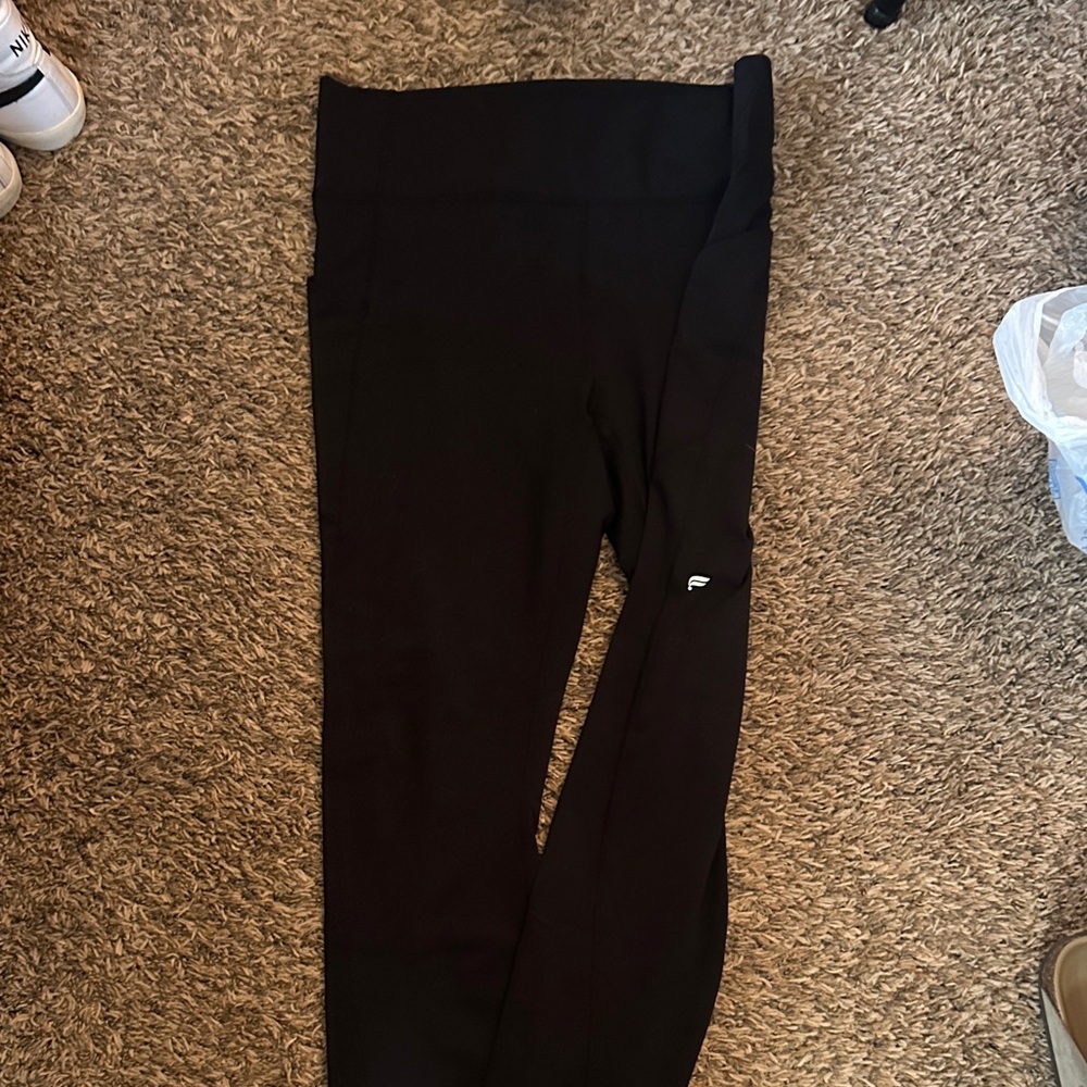 Fabletics Pureluxe Women’s Black High-Waist Leggings
